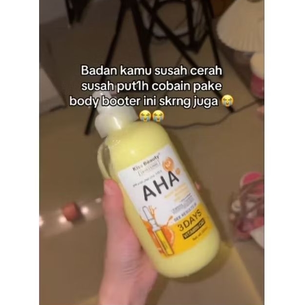 AHA Body Booster Lotion PEMUTIH kulit 3 Hari