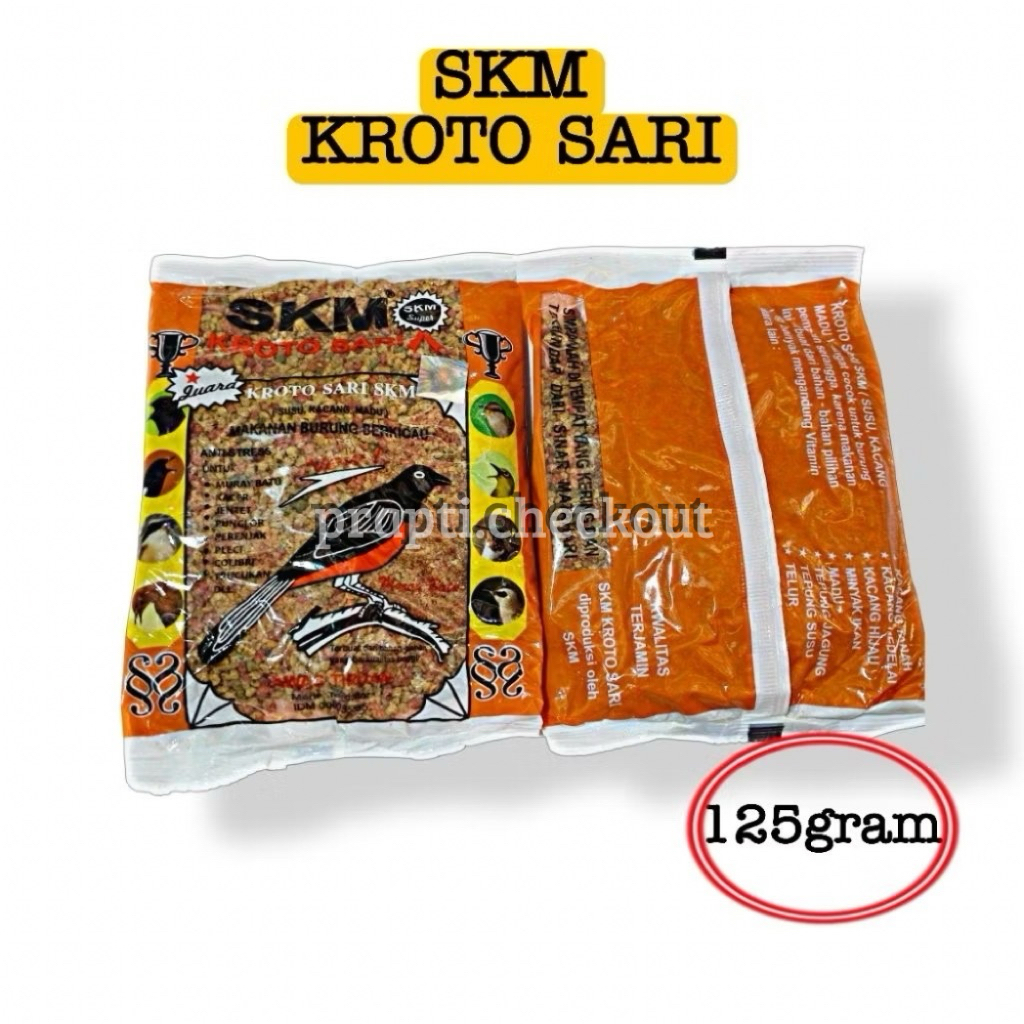Pakan Burung SKM Krotosari Voer SKM Kasar Makanan Burung Original Pabrik