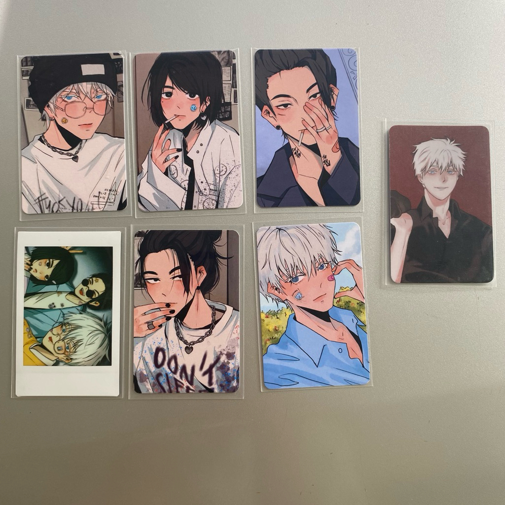 photocard pc anime jujutsu kaisen tokyo revengers sashisu gojo geto yuuta megumi nobara yuuji inumak