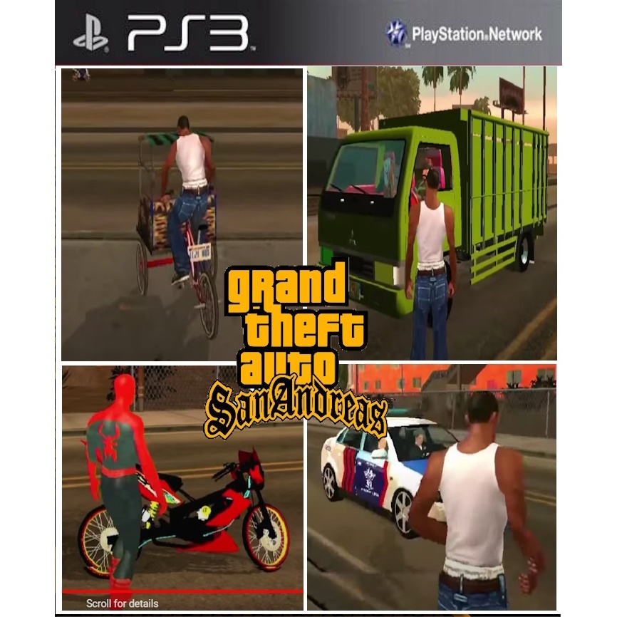 GTA SA MOD Indonesia PS3