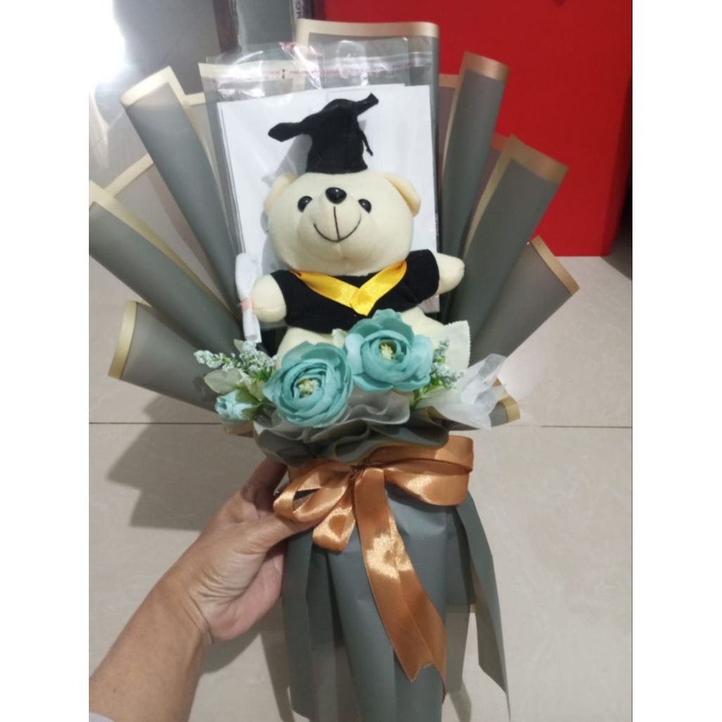 Bouqet/Buket Uang Kosongan & Boneka Wisuda, Cocok Untuk Hadiah Kelulusan
