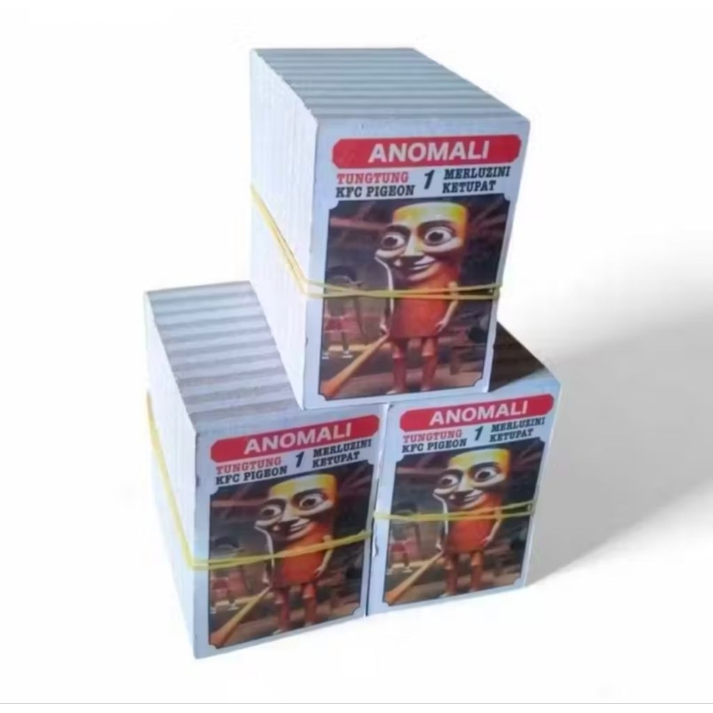 1 Ikat Isi 320 Lembar Kartu Kwartet Anomali / Kartu Tepuk Motif Naruto (Random)