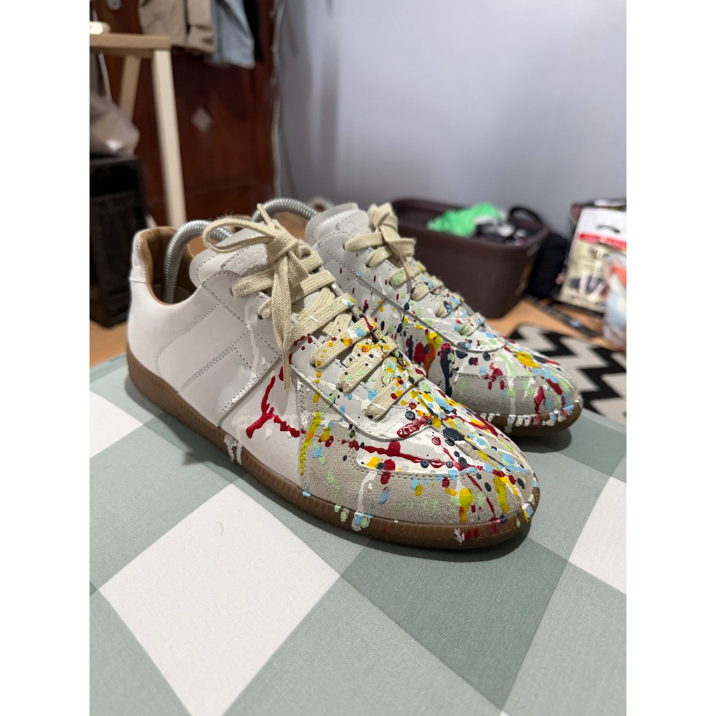 Sepatu Maison Margiela GATS Paint Splatter 40.5