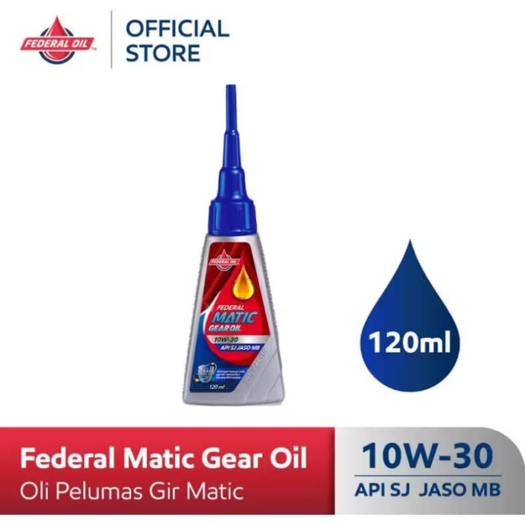Federal Matic Gear Oil 120ml Oli Gardan Matic Federal