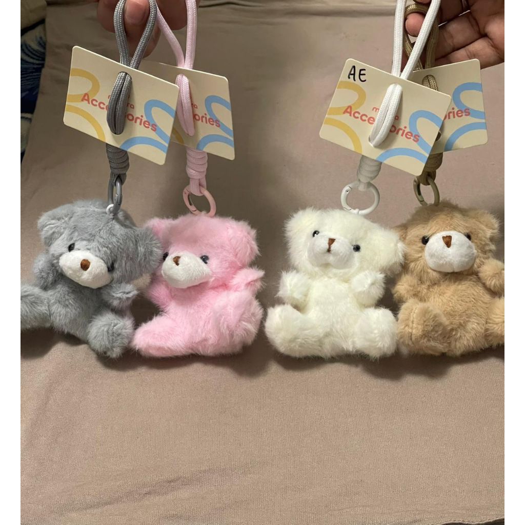 Ganci Boneka Beruang Kecil / Ganci Tas Lucu