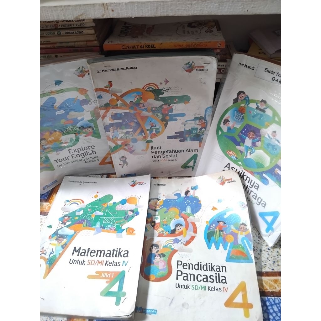 BUKU PAKET SD KELAS 4 ORI BEKAS