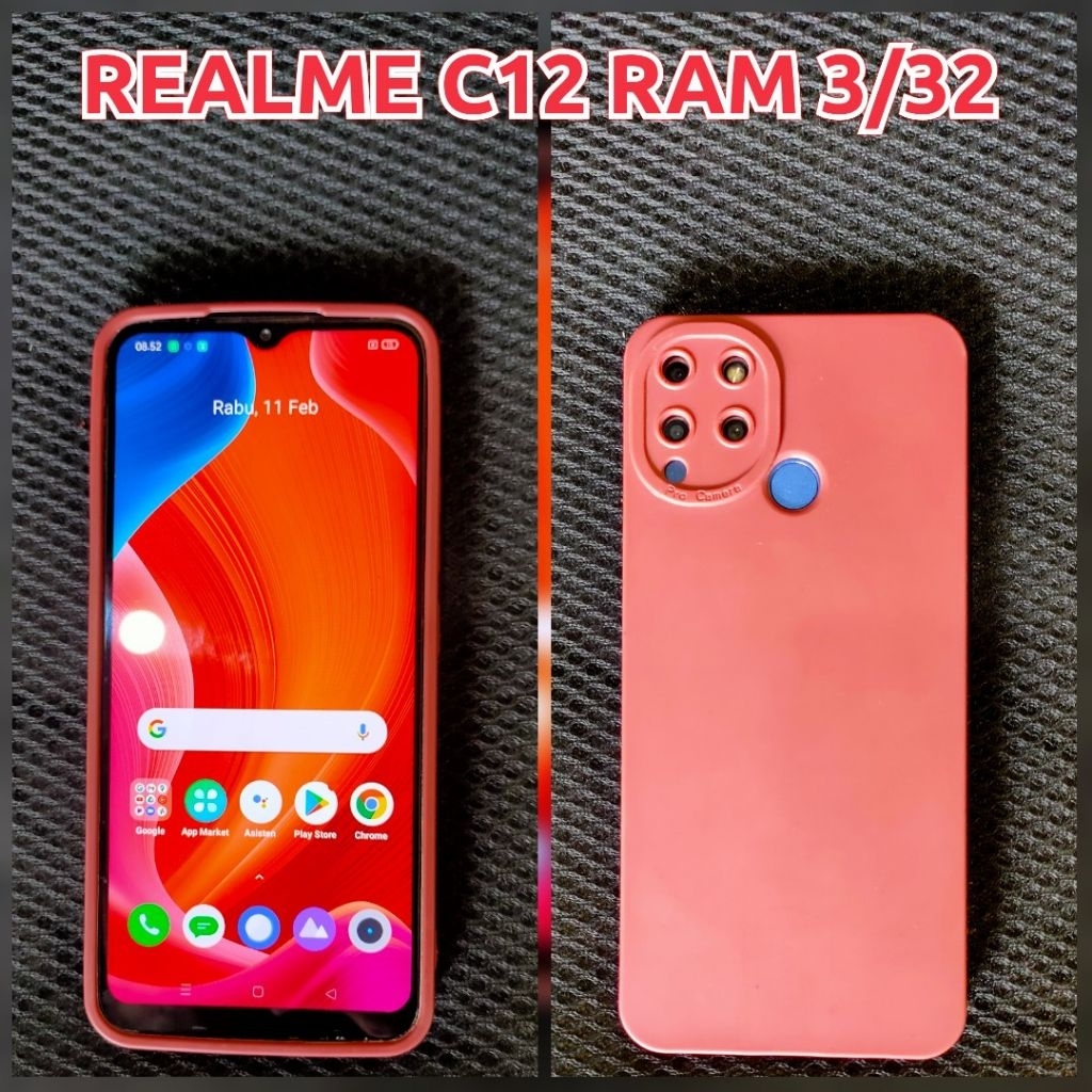 realme c12 ram 3/32