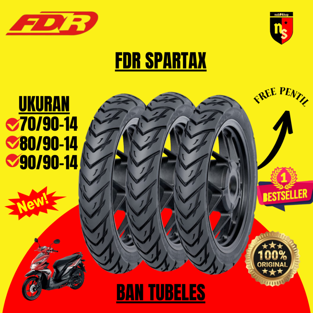 BAN TUBLES FDR SPARTAX RING 14 FREE PENTIL