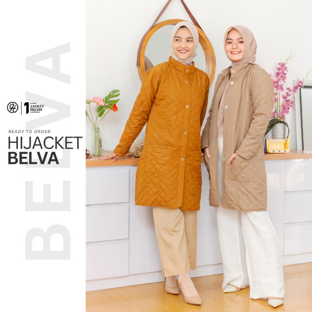 Jaket Wanita Muslimah Travel untuk Umroh & Haji Musim Dingin Jacket Cewek Panjang Parasut Parasit BL