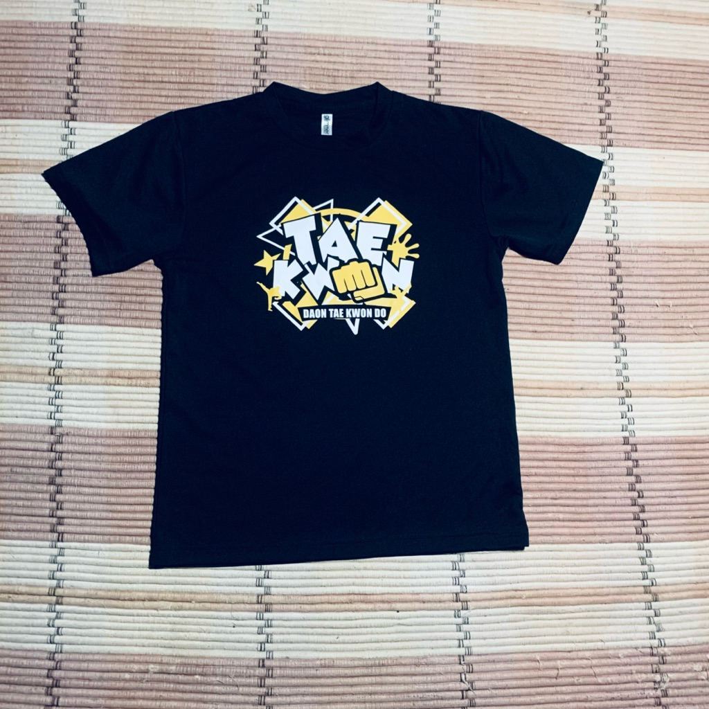 Baju Kaos Karate Taekwondo T Shirt Hitam Size M Branded Second Preloved