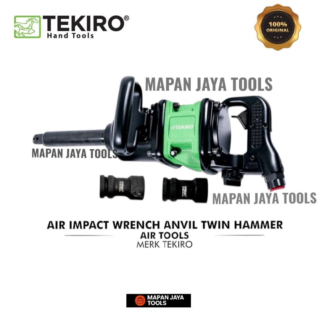 TEKIRO ALAT PEMBUKA BAUT TENAGA ANGIN ANVIL TWIN HAMMER 1" | AIR IMPACT WRENCH TWIN HAMMER ORIGINAL 
