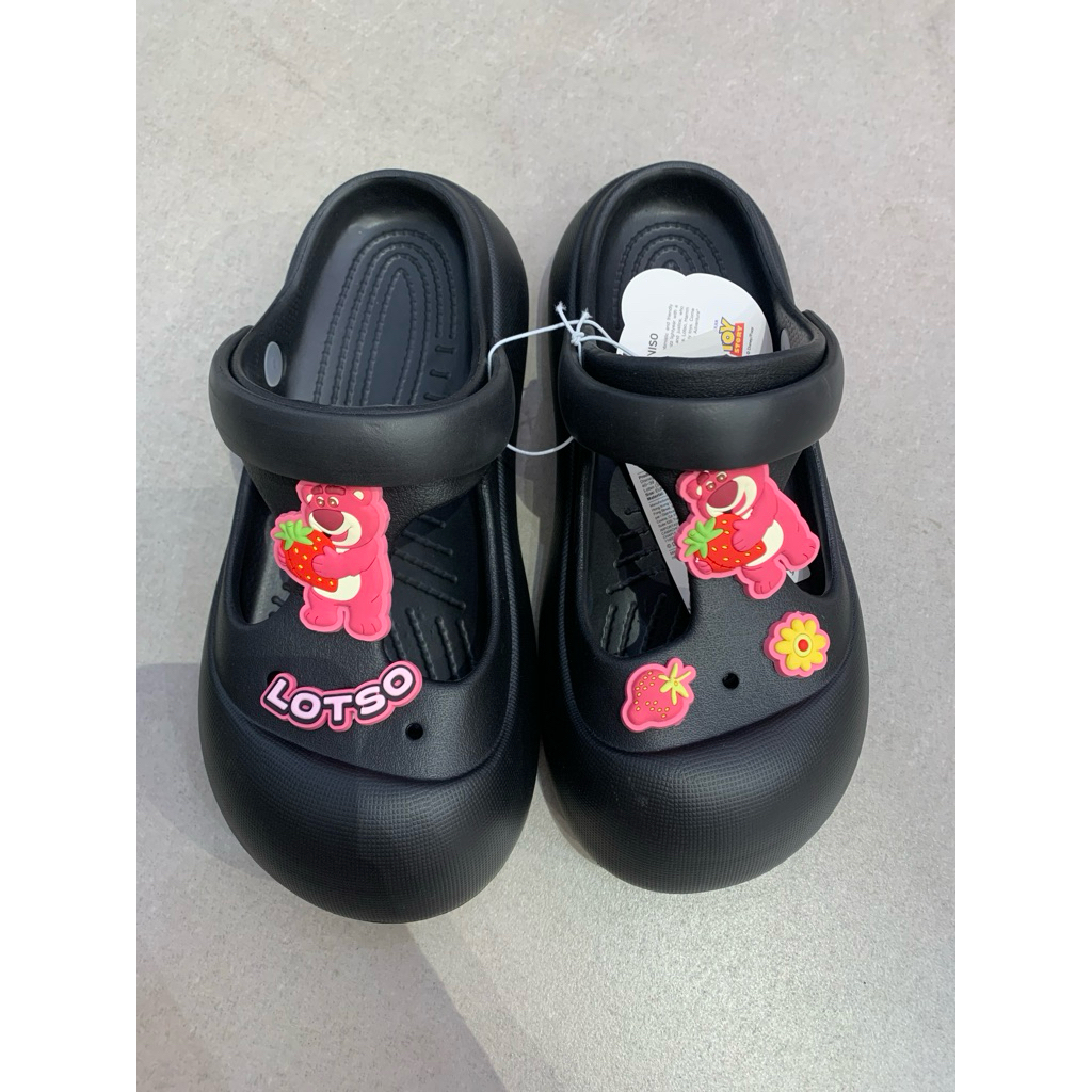 sandal crocs/kodok lotso miniso