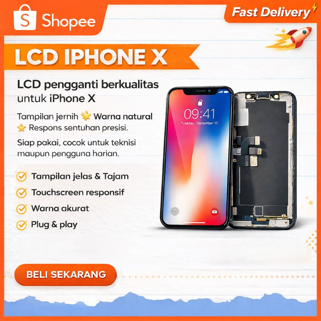 LCD iPhone X - LCD TOUCHSCREEN IPHONE X