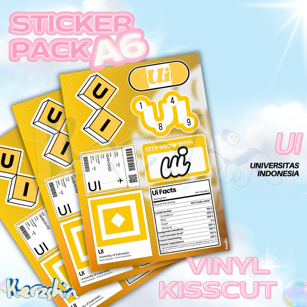 [NEW] Stiker Universitas - UI