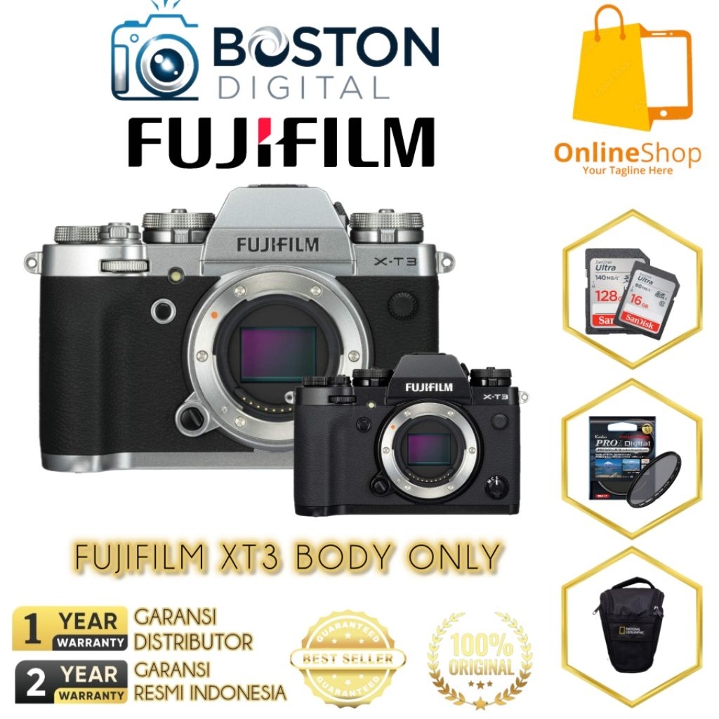 FUJIFILM XT3 BODY ONLY /  CAMERA FUJIFILM X-T3 BODY ONLY