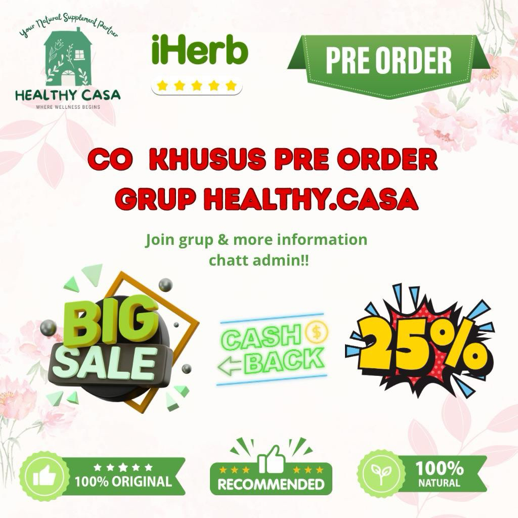 Pre order vitamin suplemen natural ingredients iHerb