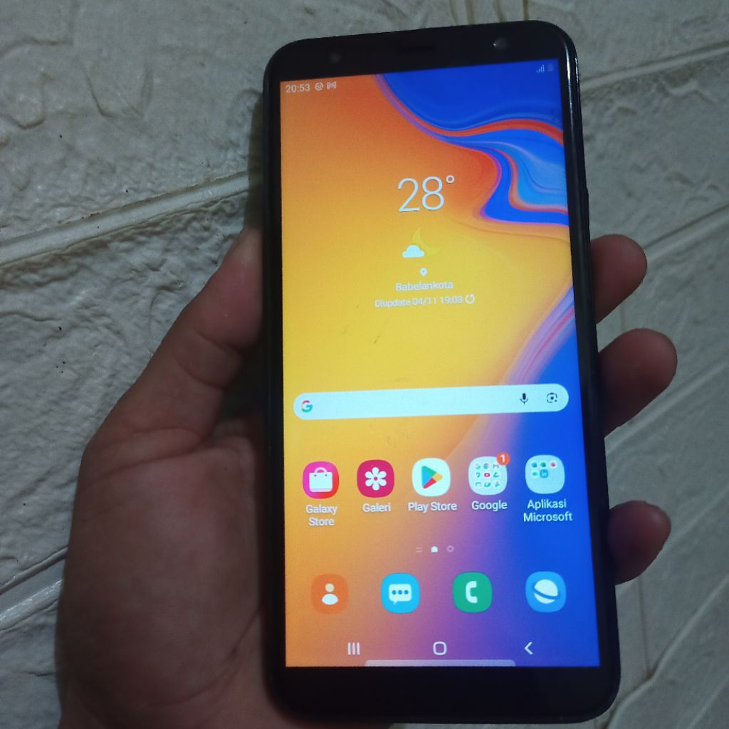 samsung j 4 plus minus lcd