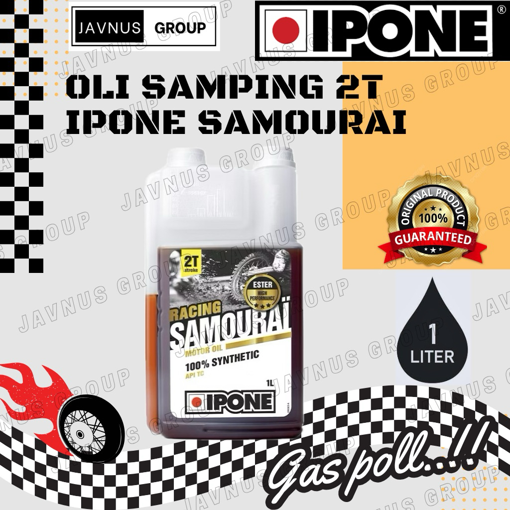 Oli Samping Ipone Samourai 2T Original Oli Samping Ipone