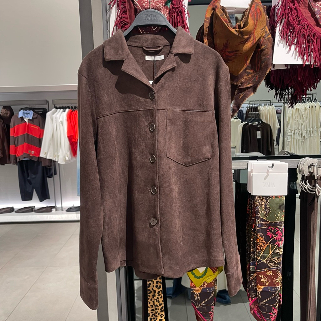 Jaket Suede ZARA Women Jastip (jasa titip)