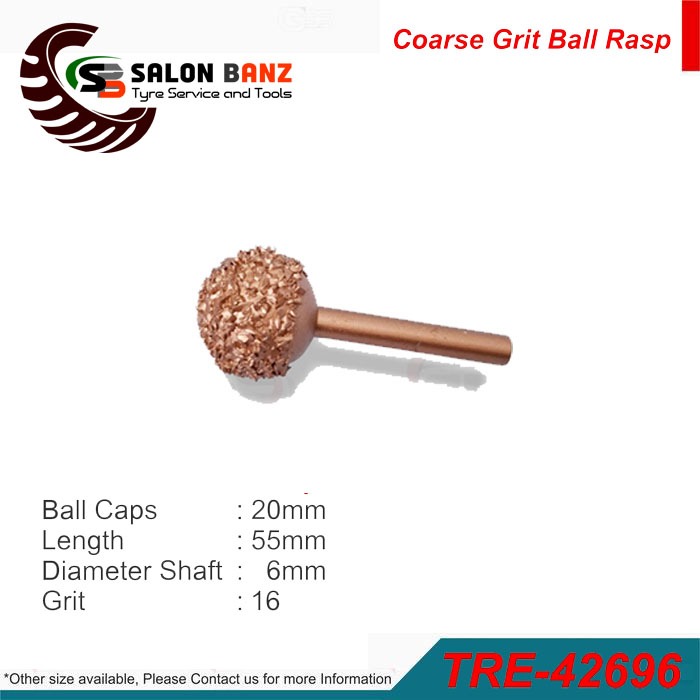 Ball Raps Kasar 16 Grit - Ball Raps Halus 36 Grit - Mata Kerok Ban - Ball Raps Kasar