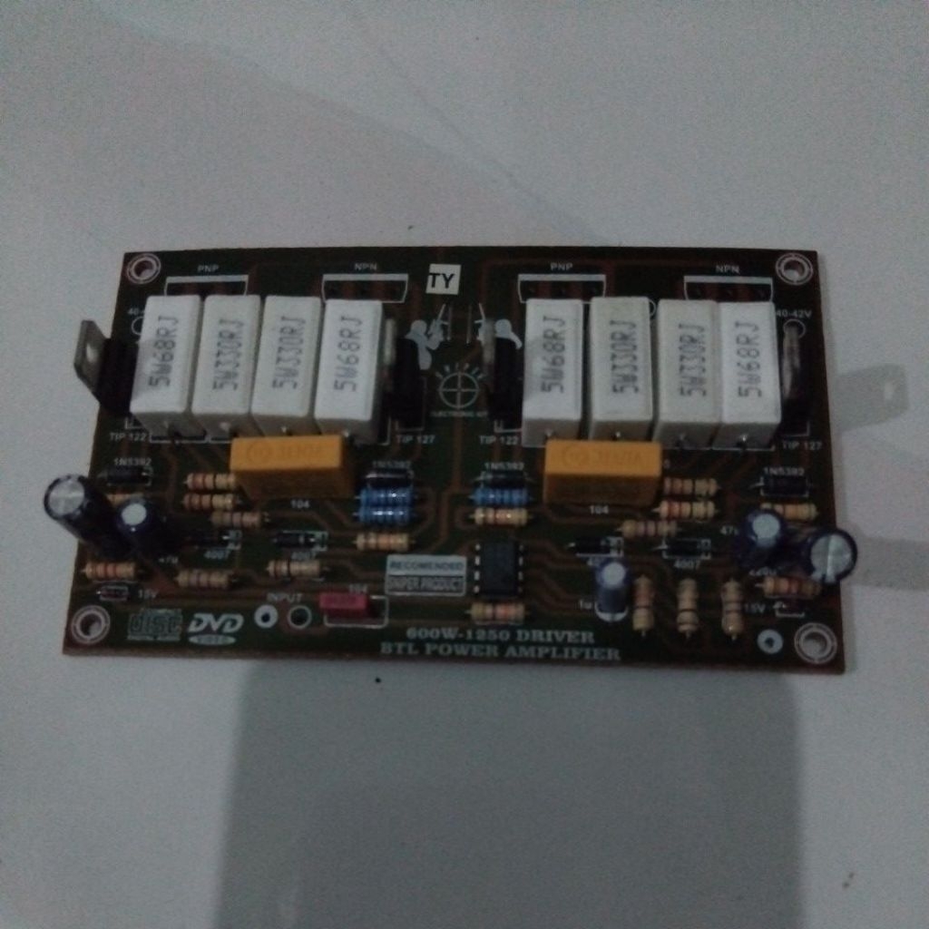 Pcb power ampli 600-1250 watt