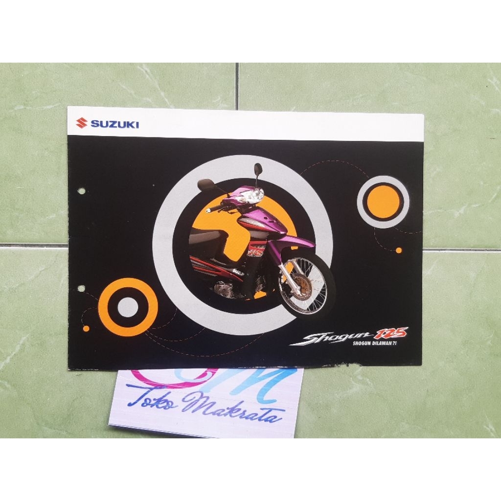 brosur iklan original bekas motor Suzuki SHOGUN 125