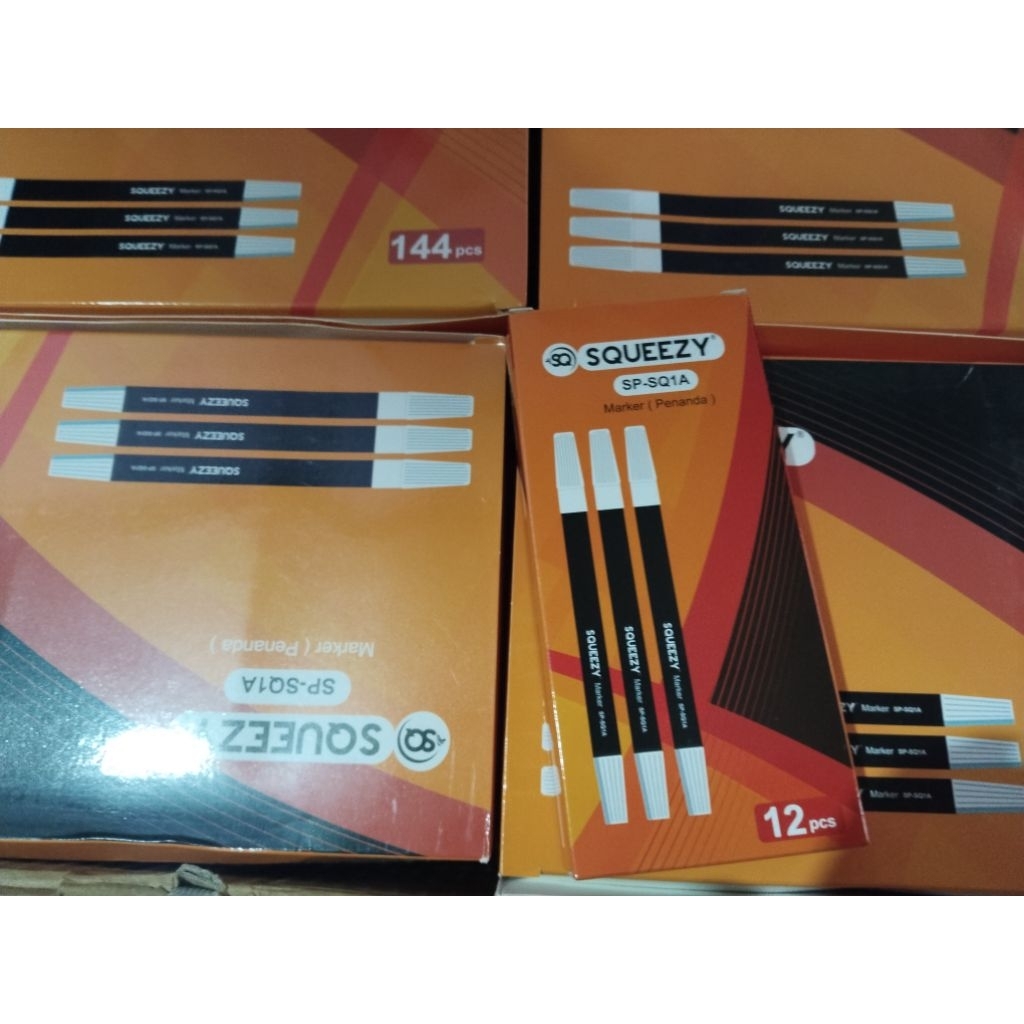 spidol kecil hitam berkualitas (1pack isi 12pcs)