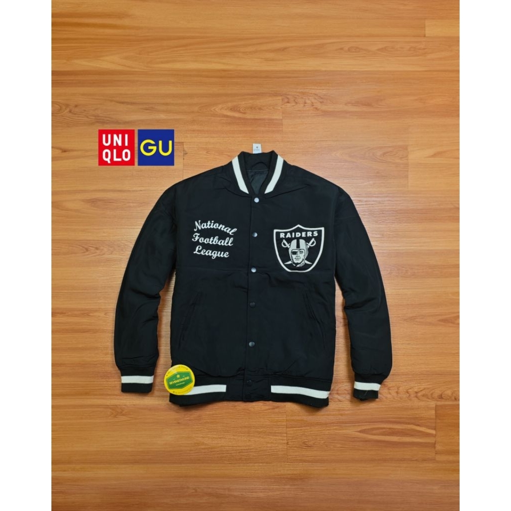 gu casual varsity jacket