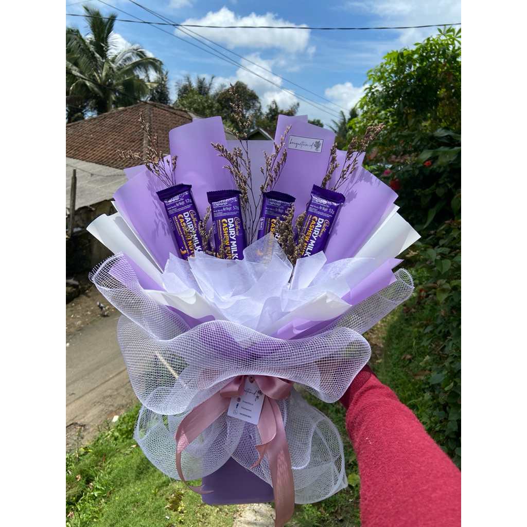 Buket Coklat Dairy Milk, buket ulang tahun, Graduation, Gift, Hadiah, Buket Lamaran