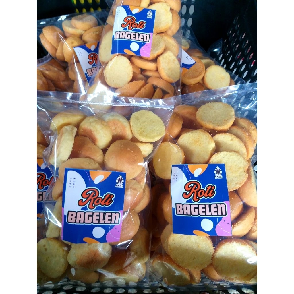ROTI BAGELEN BULAT NIKMAT kemasan 250gram