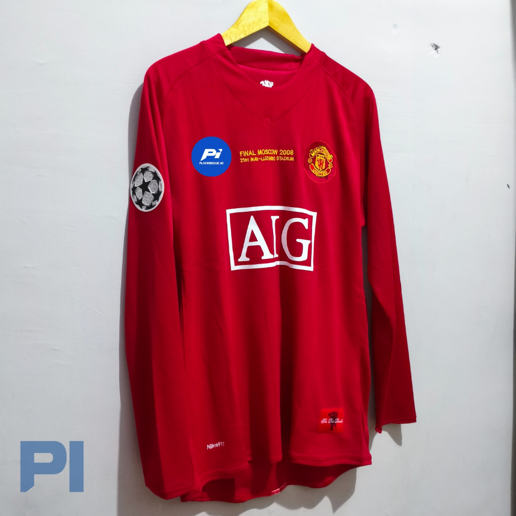[SPECIAL PLAYERISSUE] Jersey Bola MANCHESTERUNITEDDD 2008 FINAL UCL NO.7 RONALDO