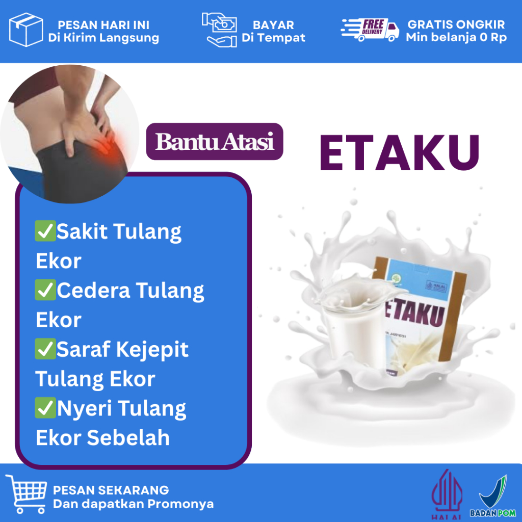 Susu Untuk Sakit Tulang Ekor, Cedera Tulang Ekor, Saraf Kejepit Tulang Ekor, Nyeri Tulang Ekor Sebel