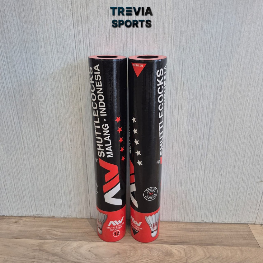 SHUTTLECOCK BADMINTON AW HITAM / Shuttlecock BuluTangkis  AW Hitam ORIGINAL