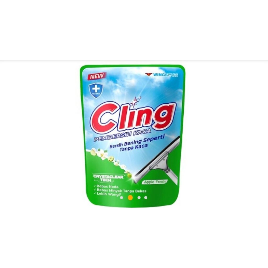 Cling Refill pembersih kaca Apple 400ml