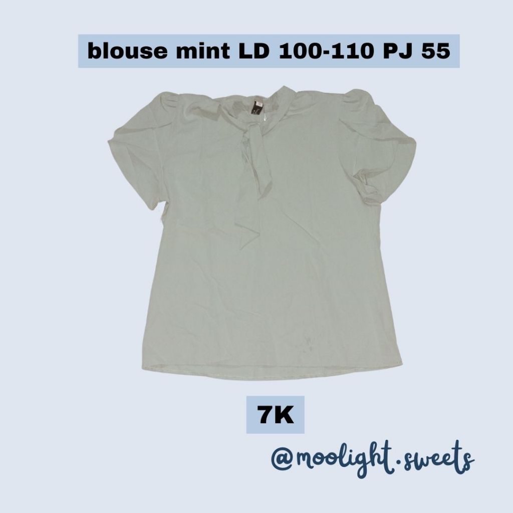 NEW! BLOUSE MINT | BLOUSE LUCU | BLOUSE WANITA | BLOUSE WANITA MURAH