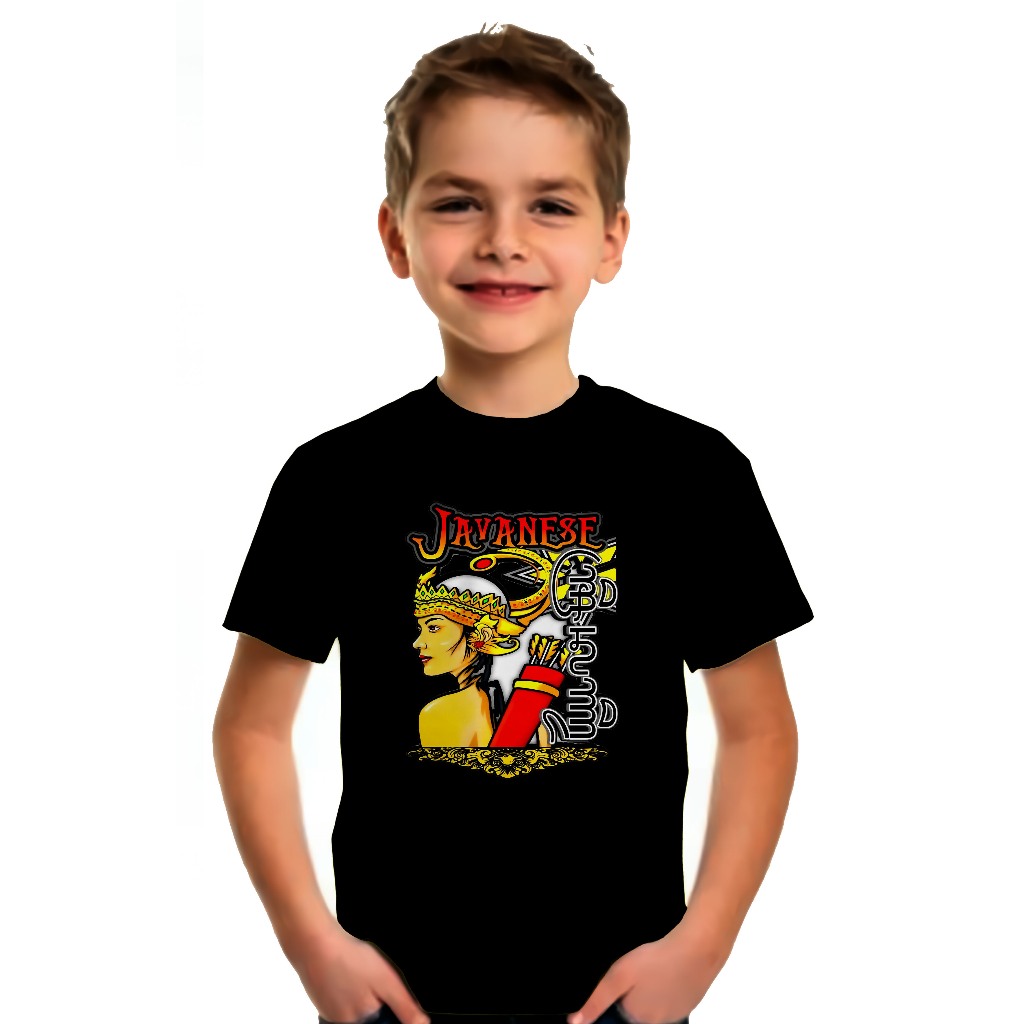 Kaos Anak JAVANESE ARJUNA Kaos Wayang Jawa
