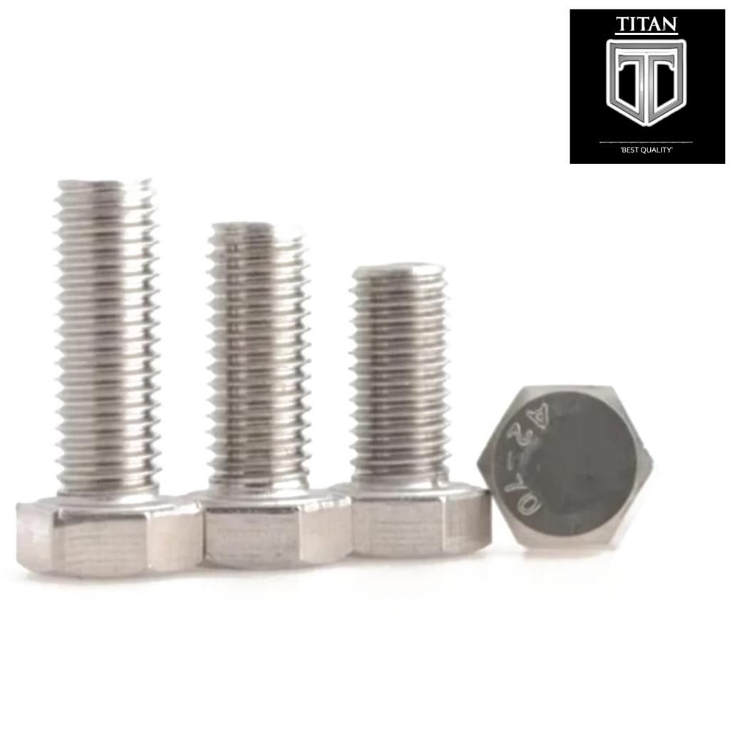 10pcs baut hex head M4 x 6 / M4 x 10 / M4 x 16 / baut hex bolt M4 x 20 Baut Hexa Bold M4 / Baut Hex 