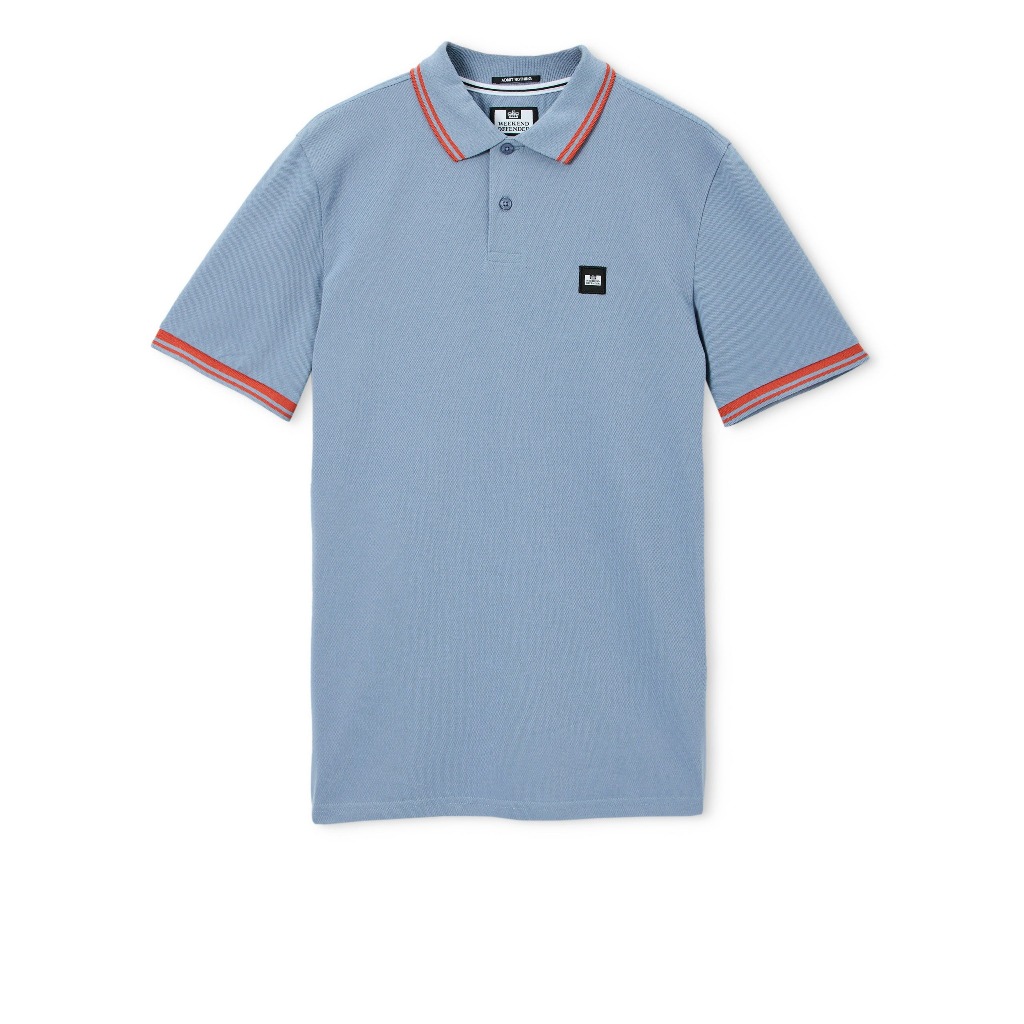 Weekend Offender Levanto Polo Shirt (Blue Shadow/Sunset Orange) Original