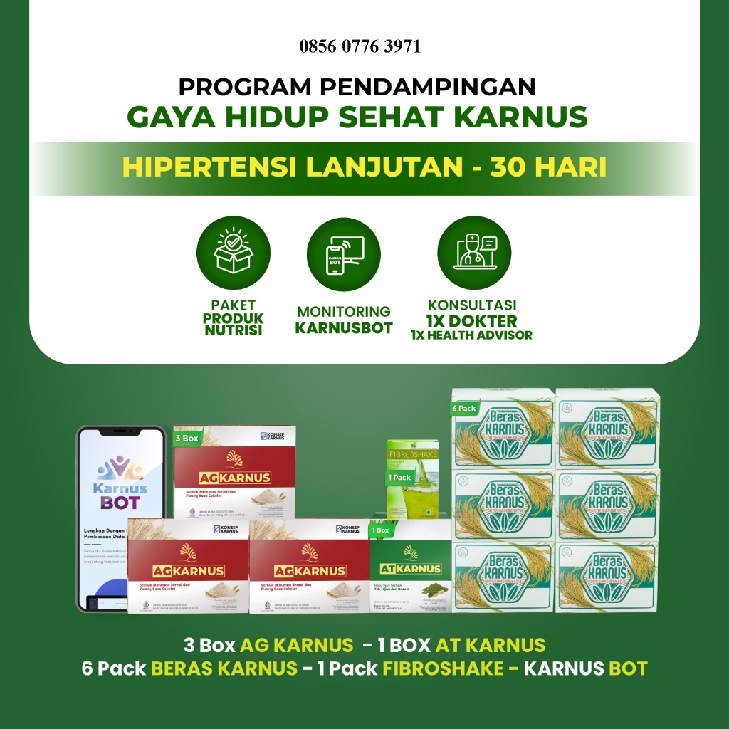 AT karnus | Program Pendampingan Hipertensi Konsep Karnus - 30 Hari Lanjutan