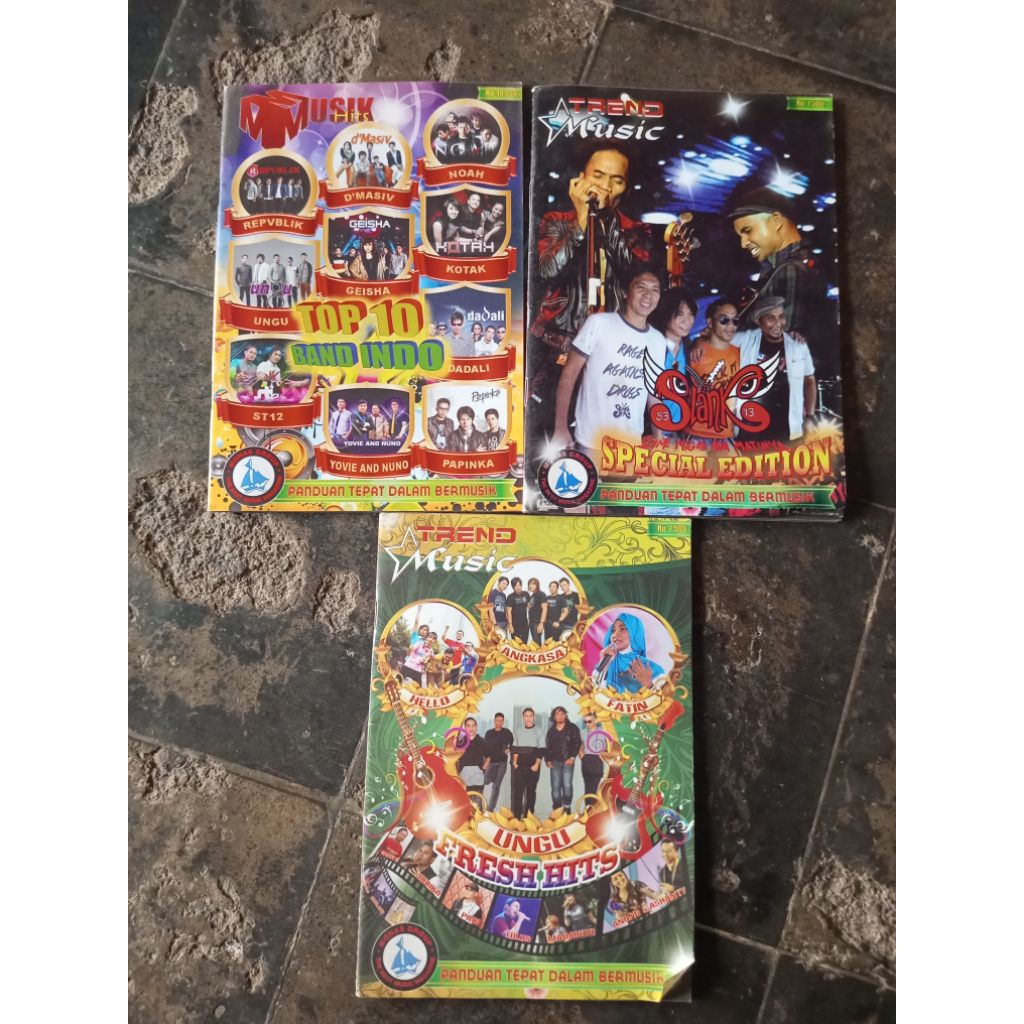 BUKU PANDUAN KUNCI KUNCI GITAR LAGU JADUL