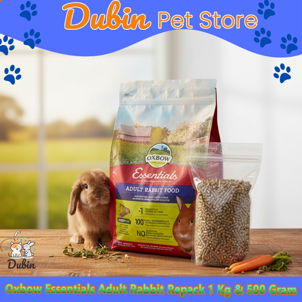 Pelet Kelinci Oxbow Essentials Rabbit Adult Oxbow kemasan repack