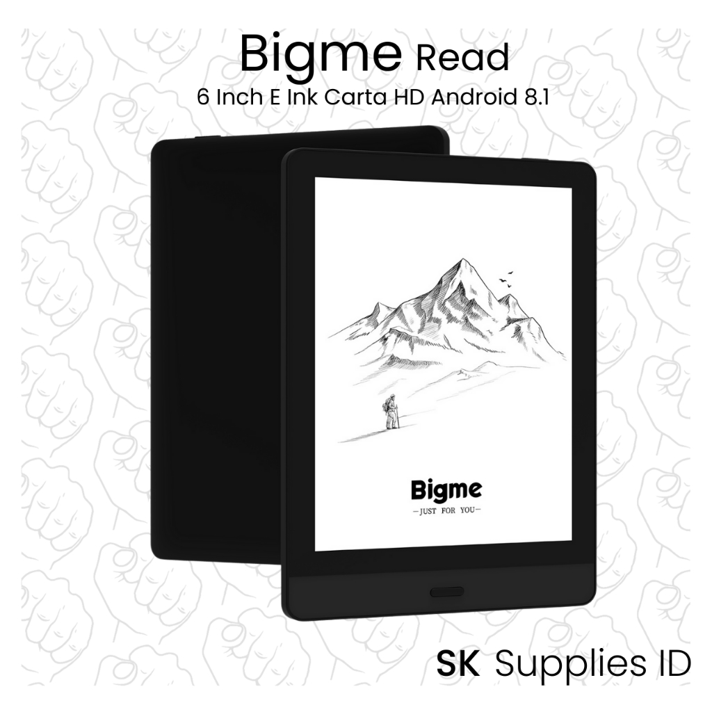 Bigme Read 6 Inch Ebook reader E Ink ePaper Carta HD Android Sejenis Kindle Boox Meebook