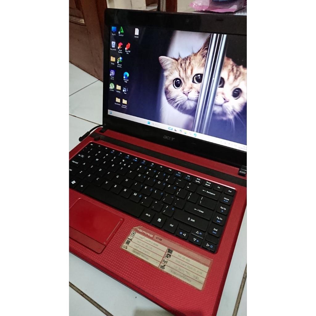Laptop Acer 4738 core i3