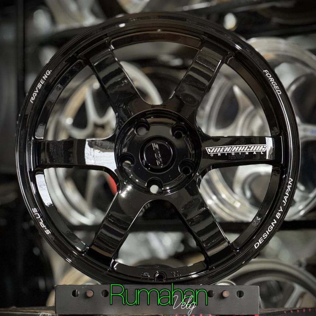 velg mobil r18 te37 saga plus FLOW FORMING pcd 5x100 lebar 8 velg mobil r18 velg racing ring 18 velg