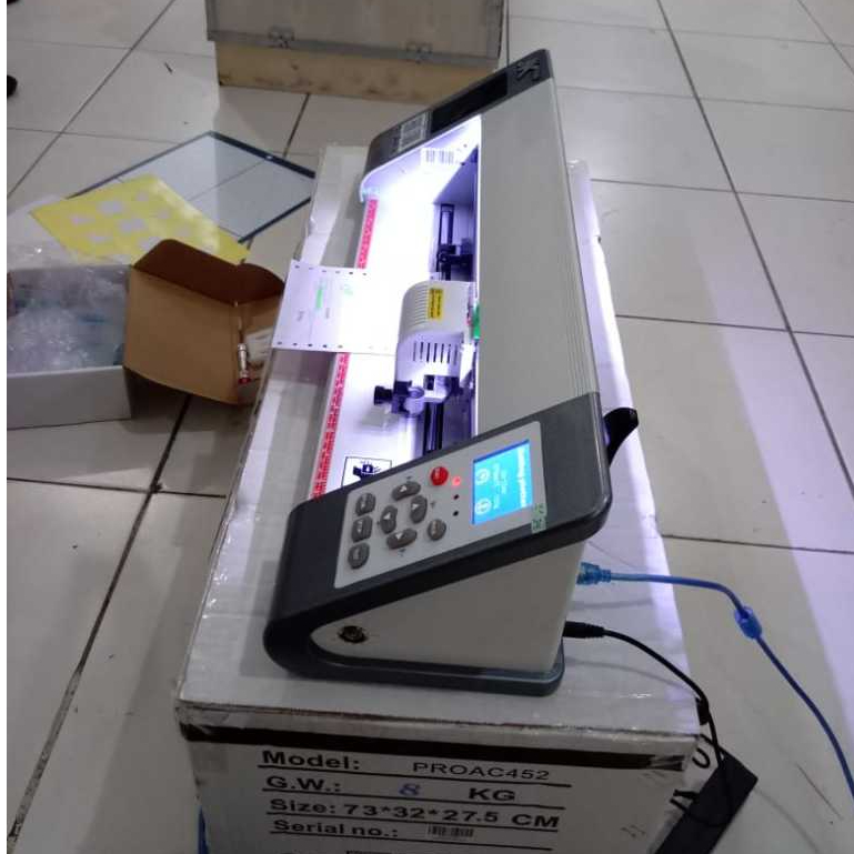 Mesin Cutting Stiker JK Pro 452 LED Auto Contour | Alat Potong Sticker Presisi Penghancur Kertas unt