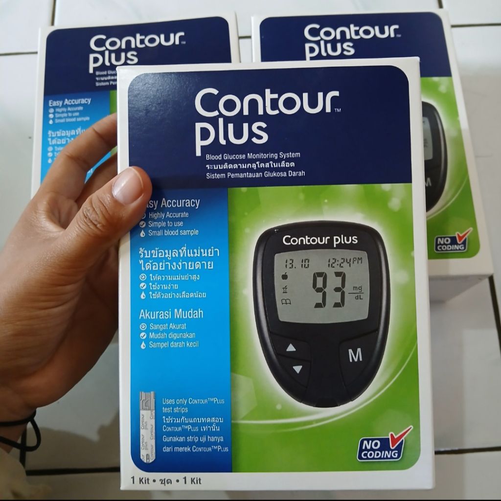 Contour Plus Alat Cek Gula Darah Contour Plus