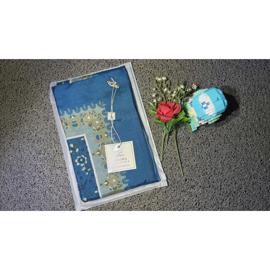 jilbab segi empat motif paling beseller bay Azzahra premium dubai