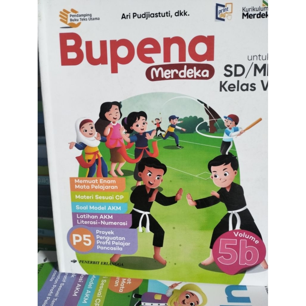 buku bupena p5 kelas 5B Erlangga