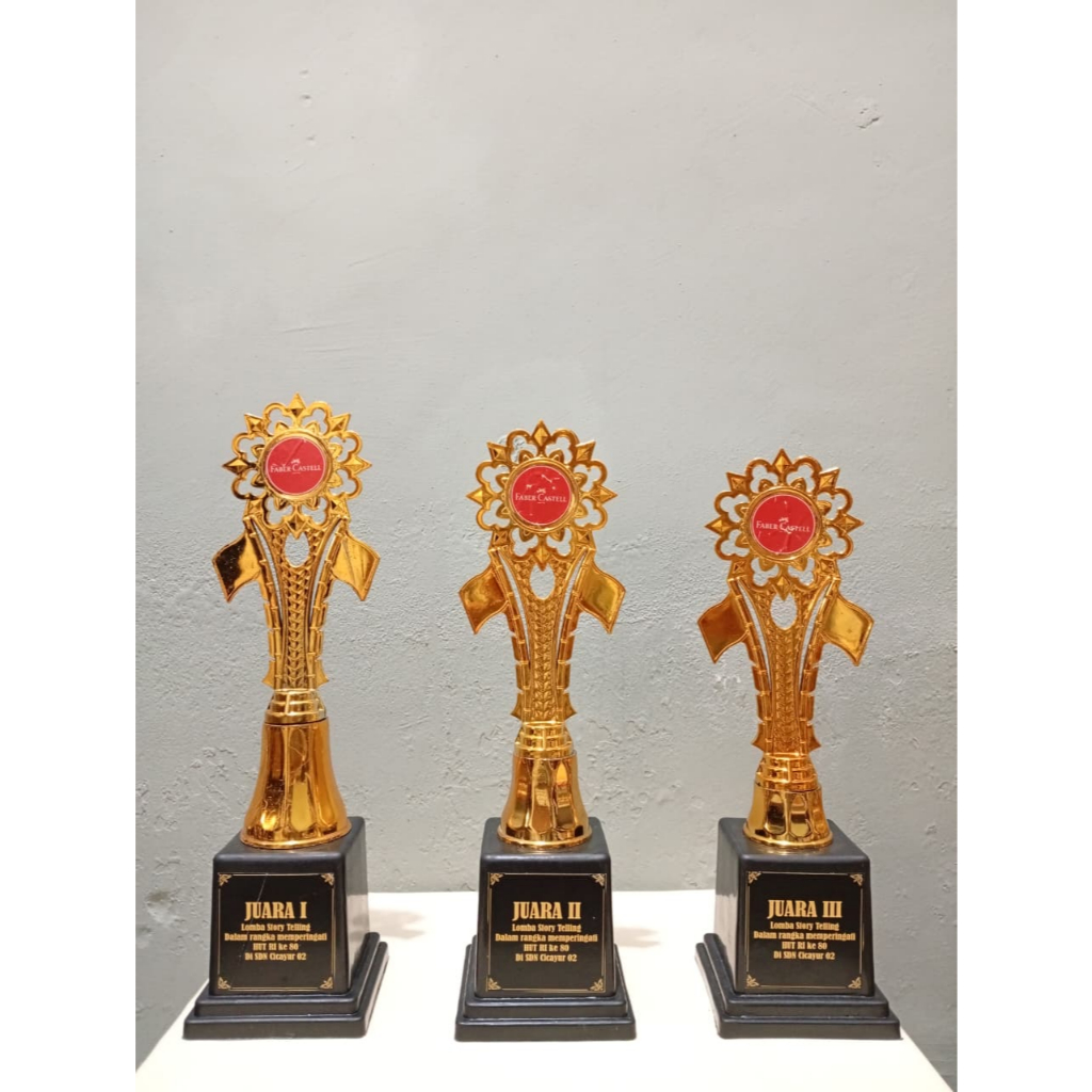 Piala Set BESAR /Piala Set Murah/Piala Set Dapat 3 Piala