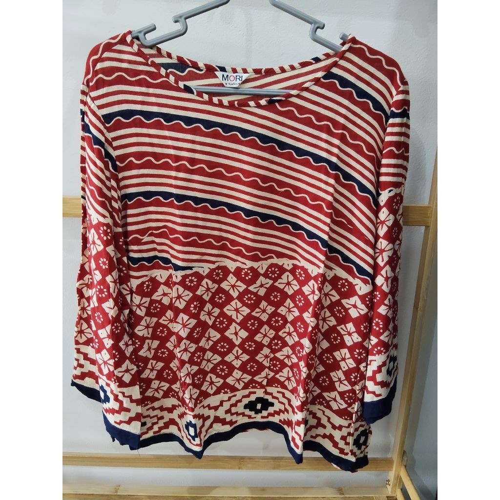 Preloved Batik Brand MORI Garis Merah Jogya